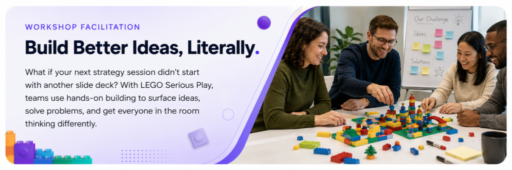 The New AI Scorecard LEGO Serious Play Ads